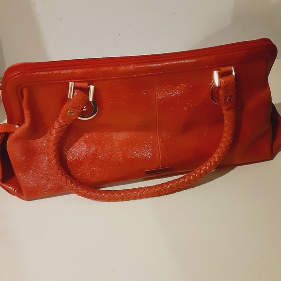 THE ITALIAN COLLECTION LA GIOE DI TOSCANA BY SHARON GIOE LEATHER HANDBAG - Picture 3 of 16